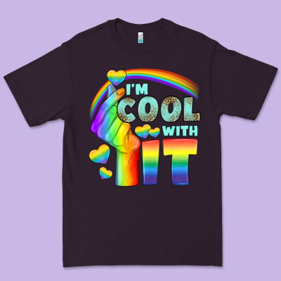 Lgbtq İ'm Cool With İt Premium Tee Designed By Bundleandbundleshop