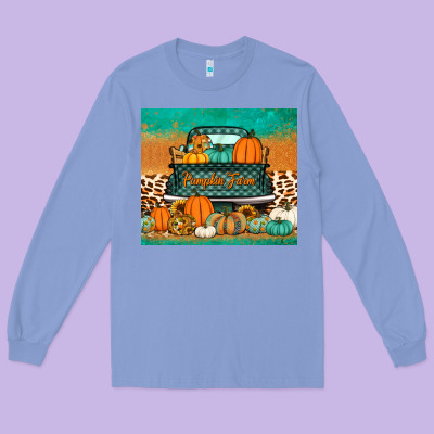 Pumpkin Farm Truck Tumbler Long Sleeve Tee Designed By Jasminsmagicworld