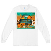 White pumpkin farm truck tumbler Long Sleeve Tee - Jasminsmagicworld