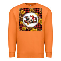 Carrot joy christmas cow Premium Sweatshirt - LillyAllenDesigns