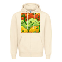 Sandshell mexican sauce and jalapeno seamless pattern Zipper Hoodie - BundleAndBundleShop