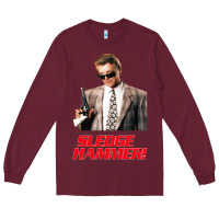 Burgundy sledge hammer Long Sleeve Tee - tuanDangUi