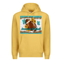 Antique Gold american football and butterfly mousepad Premium Hoodie - BundleAndBundleShop