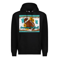 Black american football and butterfly mousepad Premium Hoodie - BundleAndBundleShop