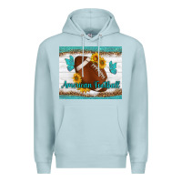 Blue Mist american football and butterfly mousepad Premium Hoodie - BundleAndBundleShop