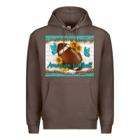 Coffee american football and butterfly mousepad Premium Hoodie - BundleAndBundleShop