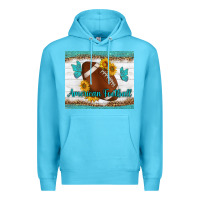 Ocean Blue american football and butterfly mousepad Premium Hoodie - BundleAndBundleShop