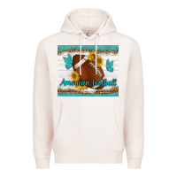 Pale Pink american football and butterfly mousepad Premium Hoodie - BundleAndBundleShop