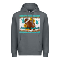 Rock american football and butterfly mousepad Premium Hoodie - BundleAndBundleShop