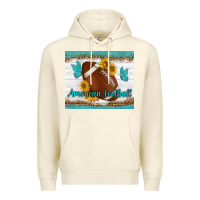 Sandshell american football and butterfly mousepad Premium Hoodie - BundleAndBundleShop