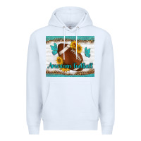 White american football and butterfly mousepad Premium Hoodie - BundleAndBundleShop
