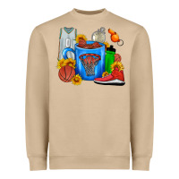 Mushroom Basketball Coffee cup Heavyweight Sweatshirt - FaDigitalArtStudio