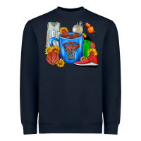 Basketball Coffee Cup Heavyweight Sweatshirt | Teevron