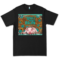 Black whats shakin bacon baby pig Premium Tee - RanaPortraitStore
