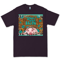 Plum whats shakin bacon baby pig Premium Tee - RanaPortraitStore