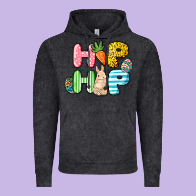 Hip Hop Easter Vintage Hoodie Designed By Nancycooperartshop