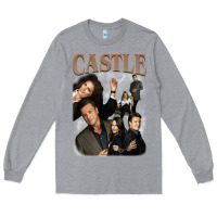 Heather Grey castle Long Sleeve Tee - tuanDangUi