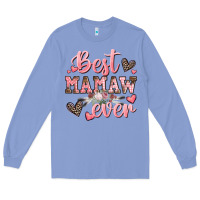 Colony Blue best mamaw ever mother's day Long Sleeve Tee - CowGirlArtShop