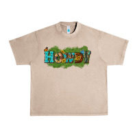 French Oak Western Howdy Urban Heavy Tee - texasbilliewilder