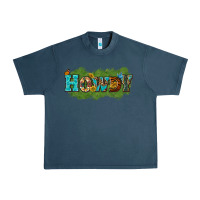 Midnight Navy Western Howdy Urban Heavy Tee - texasbilliewilder