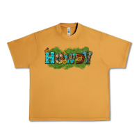 Peanut Butter Western Howdy Urban Heavy Tee - texasbilliewilder