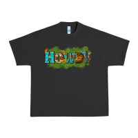 Pigment Black Western Howdy Urban Heavy Tee - texasbilliewilder