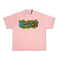 Salmon Western Howdy Urban Heavy Tee - texasbilliewilder