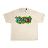 Sandshell Western Howdy Urban Heavy Tee - texasbilliewilder