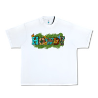 White Western Howdy Urban Heavy Tee - texasbilliewilder