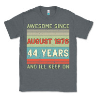 Charcoal Heather awesome since august 1976 44 years and i ll keep on Classic Tee - Bettercallsaul