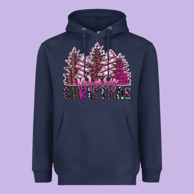 Merry Christmas Heavyweight Hoodie Designed By Sublimationcraftshop