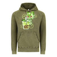 Vintage Olive sprigatito matcha bubble classic . Vintage Hoodie - tuanDangUi