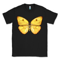 Black Cloudless Sulphur Butterfly Classic Tee - LillyAllenDesigns