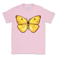 Bubblegum Pink Cloudless Sulphur Butterfly Classic Tee - LillyAllenDesigns