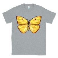 Heather Grey Cloudless Sulphur Butterfly Classic Tee - LillyAllenDesigns
