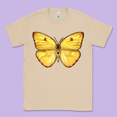 Cloudless Sulphur Butterfly Classic Tee Designed By Lillyallendesigns