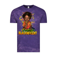 Cloud Purple feeling blacknificent Vintage Tee - NancyCooperArtShop