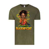 Vintage Olive feeling blacknificent Vintage Tee - NancyCooperArtShop