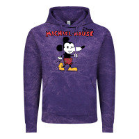 Cloud Purple michael the mouse Vintage Hoodie - tuanDangUi