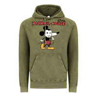 Vintage Olive michael the mouse Vintage Hoodie - tuanDangUi