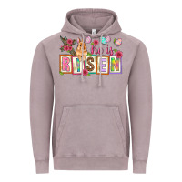 Vintage Zinc He is risen Vintage Hoodie - NancyCooperArtShop