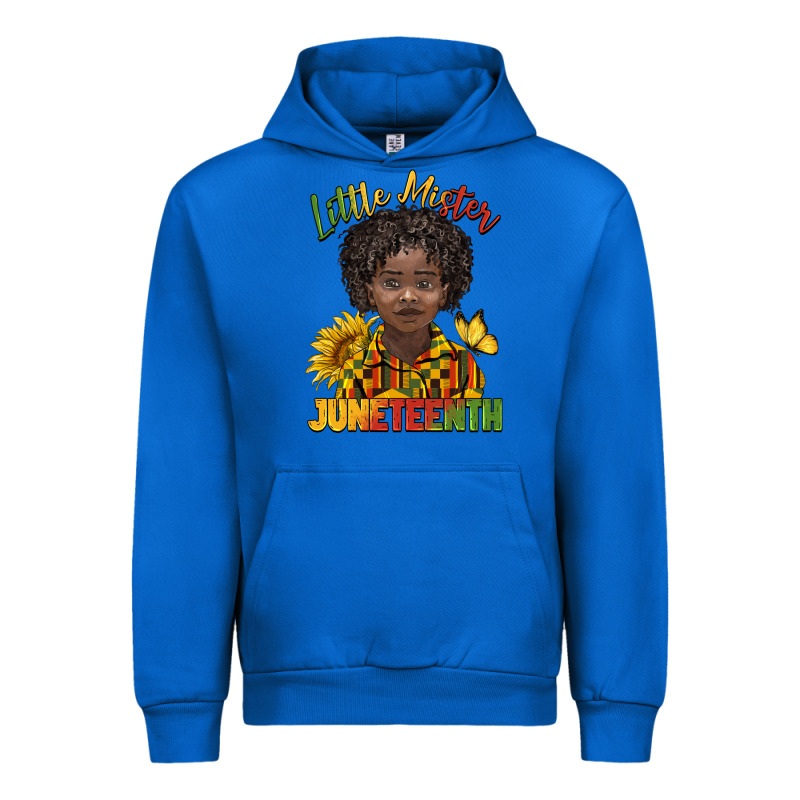 Little Mister Juneteenth Black Boy Urban Hoodie by BarkalooDesign | Teevron