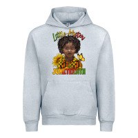 Heather Grey little mister juneteenth black boy Urban Hoodie - BarkalooDesign