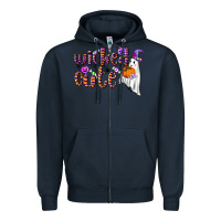 Navy wicked cute Zipper Hoodie - BundleAndBundleShop