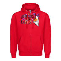 Red wicked cute Zipper Hoodie - BundleAndBundleShop