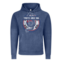 Vintage Denim Tang Soo Do Hoodie Martial Arts Gift Dragon Korean Vintage Hoodie - tuanDangUi