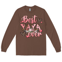 Chestnut best yaya ever mother's day Long Sleeve Tee - CowGirlArtShop