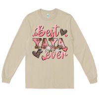 Mushroom best yaya ever mother's day Long Sleeve Tee - CowGirlArtShop