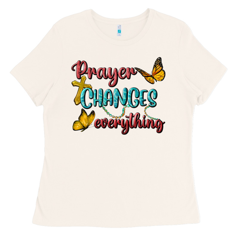 Prayer Changes Everything Ladies Tee by BundleAndBundleShop | Teevron