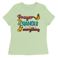 Matcha Prayer Changes Everything Ladies Tee - BundleAndBundleShop